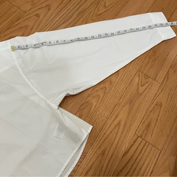 Aritzia Sunday Best White Poppy Button Up Shirt - Picture 12 of 12